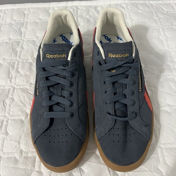 Reebok Club C Grounds Sneakers Men's Size 7 Blue Red Suede 100074847 UK 6 EU 39 - Picture 7 of 11